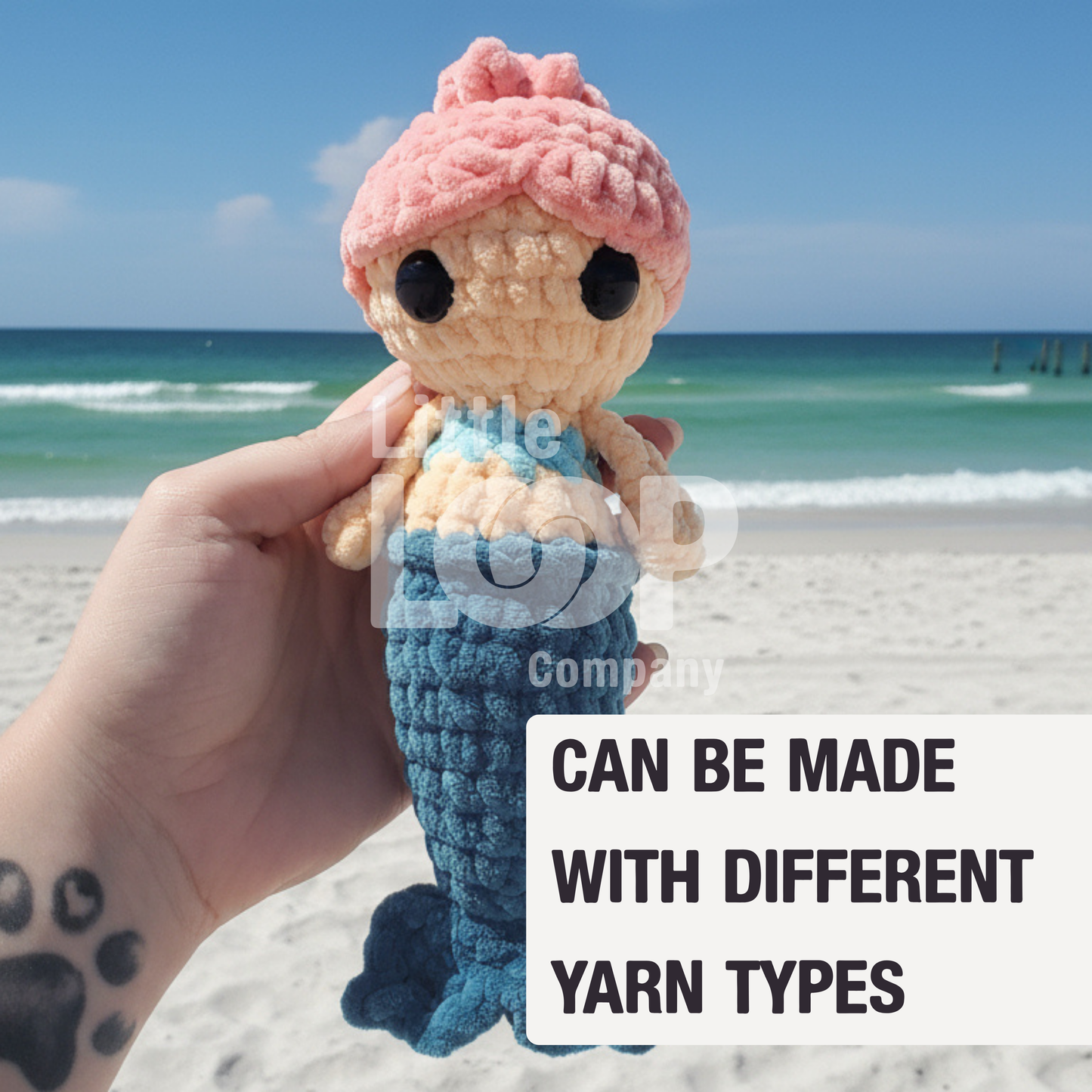 Marina the Mermaid - Digital Download Crochet Pattern