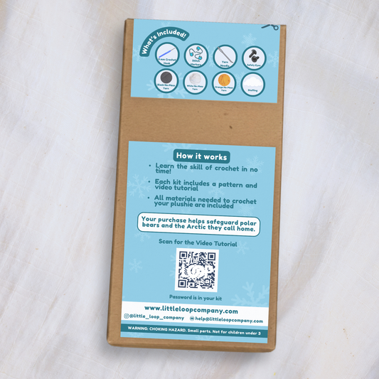 Tuxley the Penguin | Confident Beginner Crochet Kit for Arctic Conservation