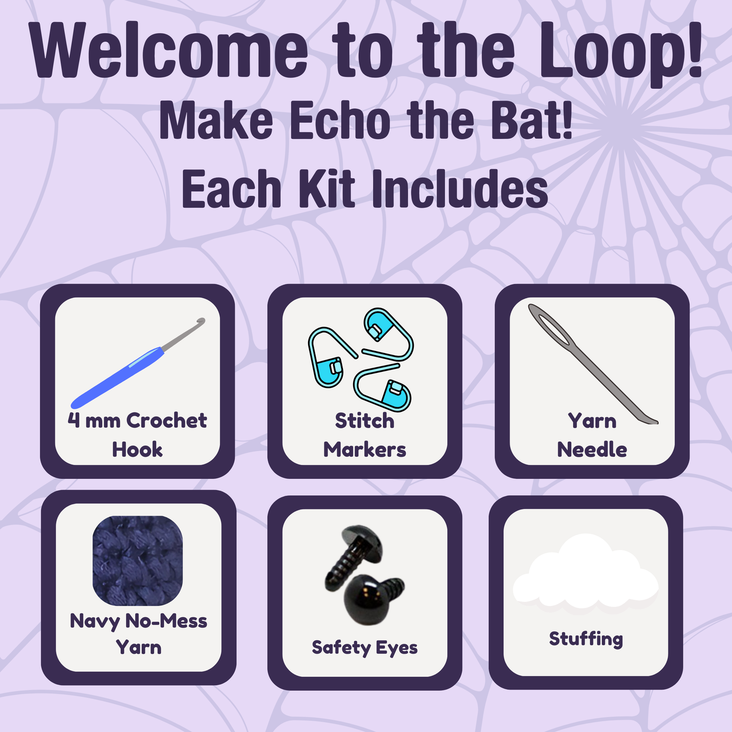 Echo the Bat - DIY Crochet Kit