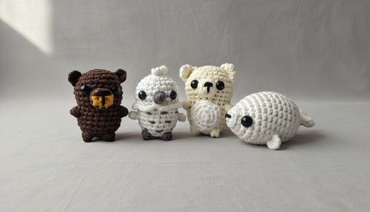 The Arctic Companions Crochet Advent Calendar | Beginner to Advanced Crochet Kit Set