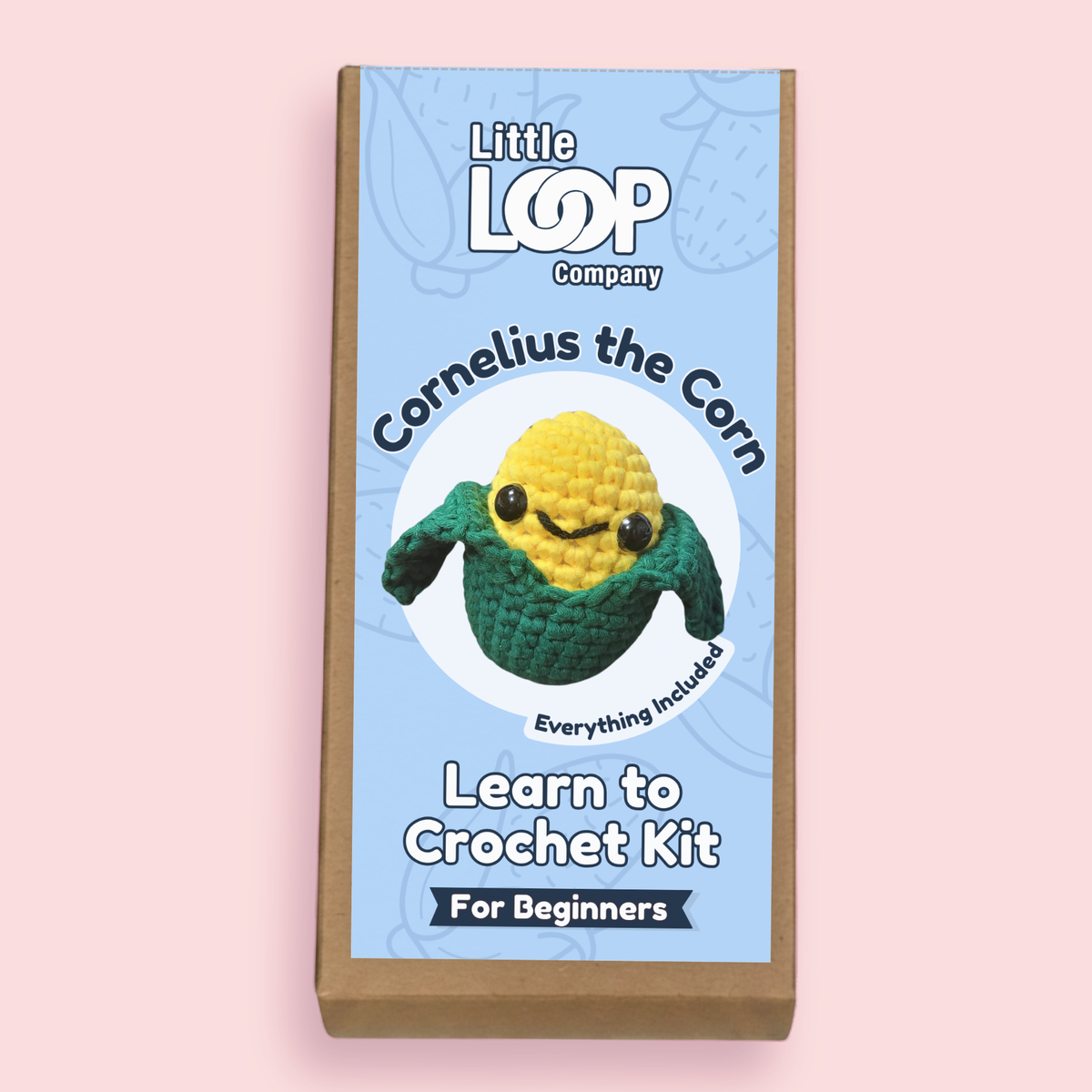Cornelius the Corn Crochet Kit | Beginner Crochet Kit | Supports Feeding Hungry Kids