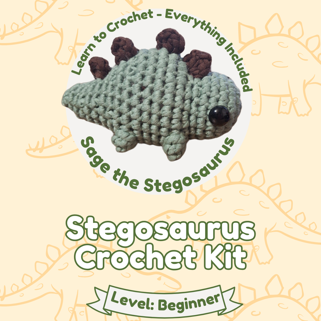 Stegosaurus Crochet Kit