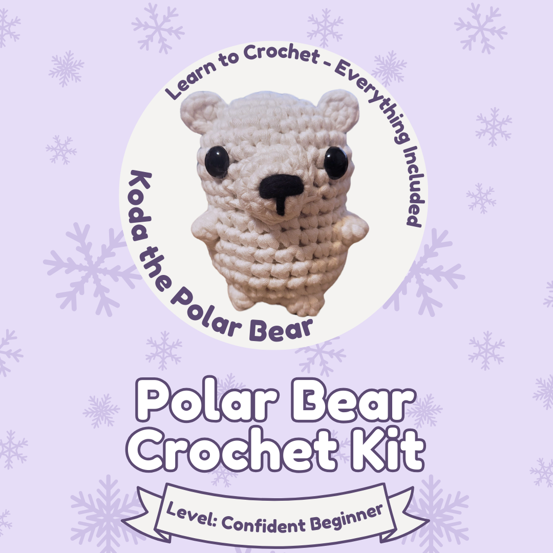 Polar Bear Crochet Kit