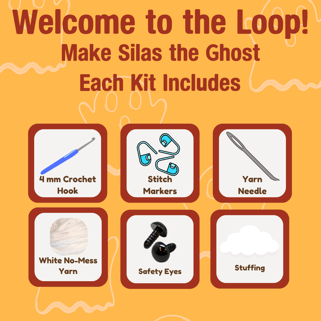 Silas the Ghost - DIY Crochet Kit