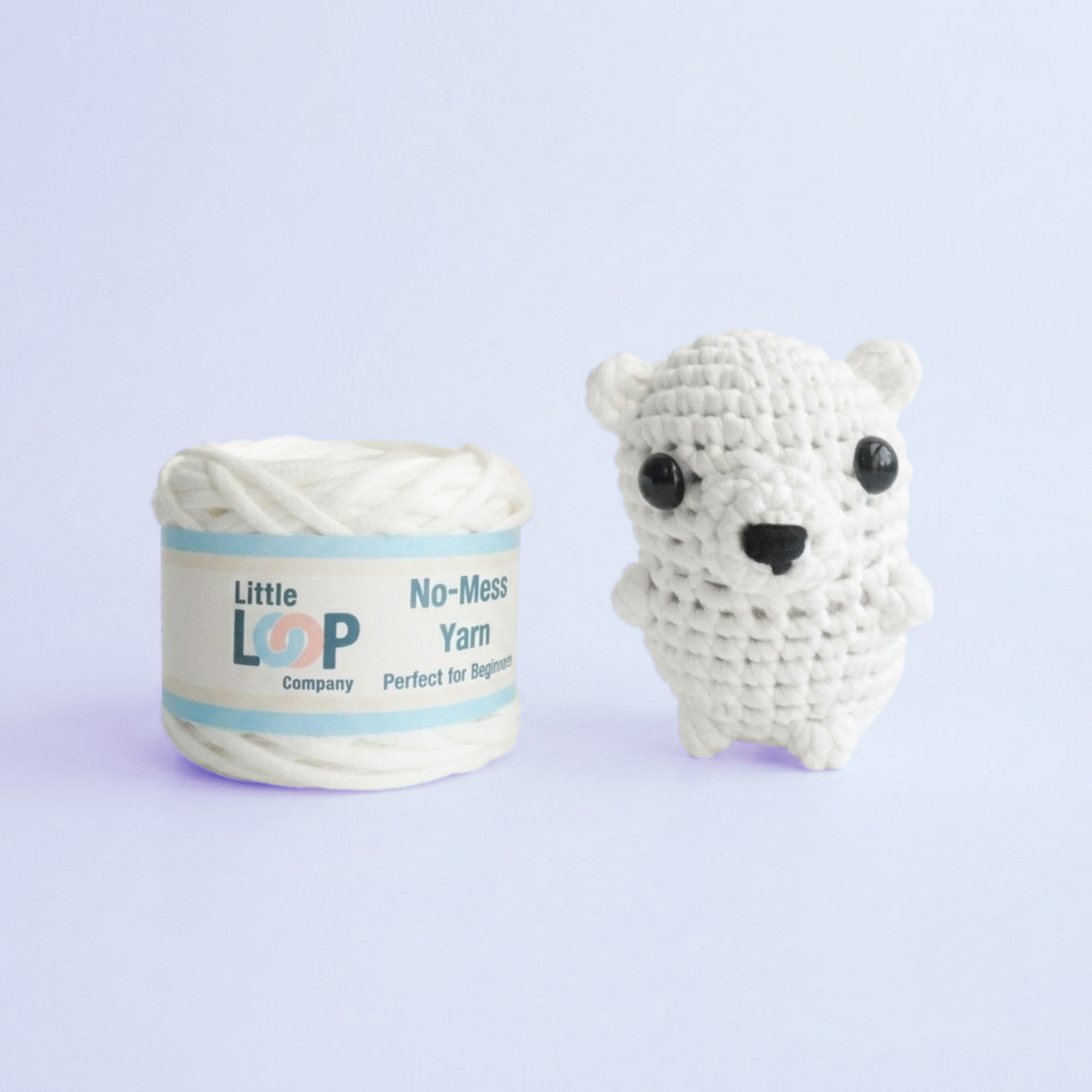 Koda the Polar Bear | Confident Beginner Crochet Kit for Arctic Conservation