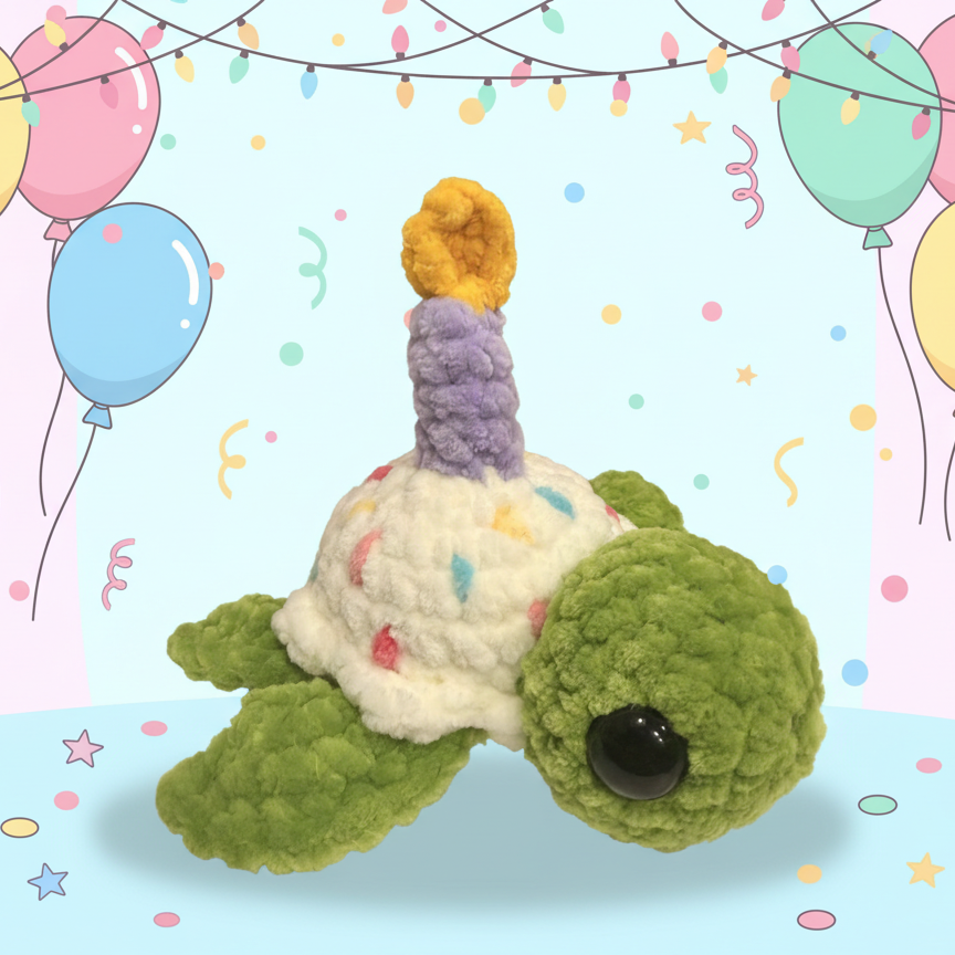 LIMITED EDITION BIRTHDAY Oliver the Sea Turtle Plush | Every Plush Helps Protect Sea Turtles