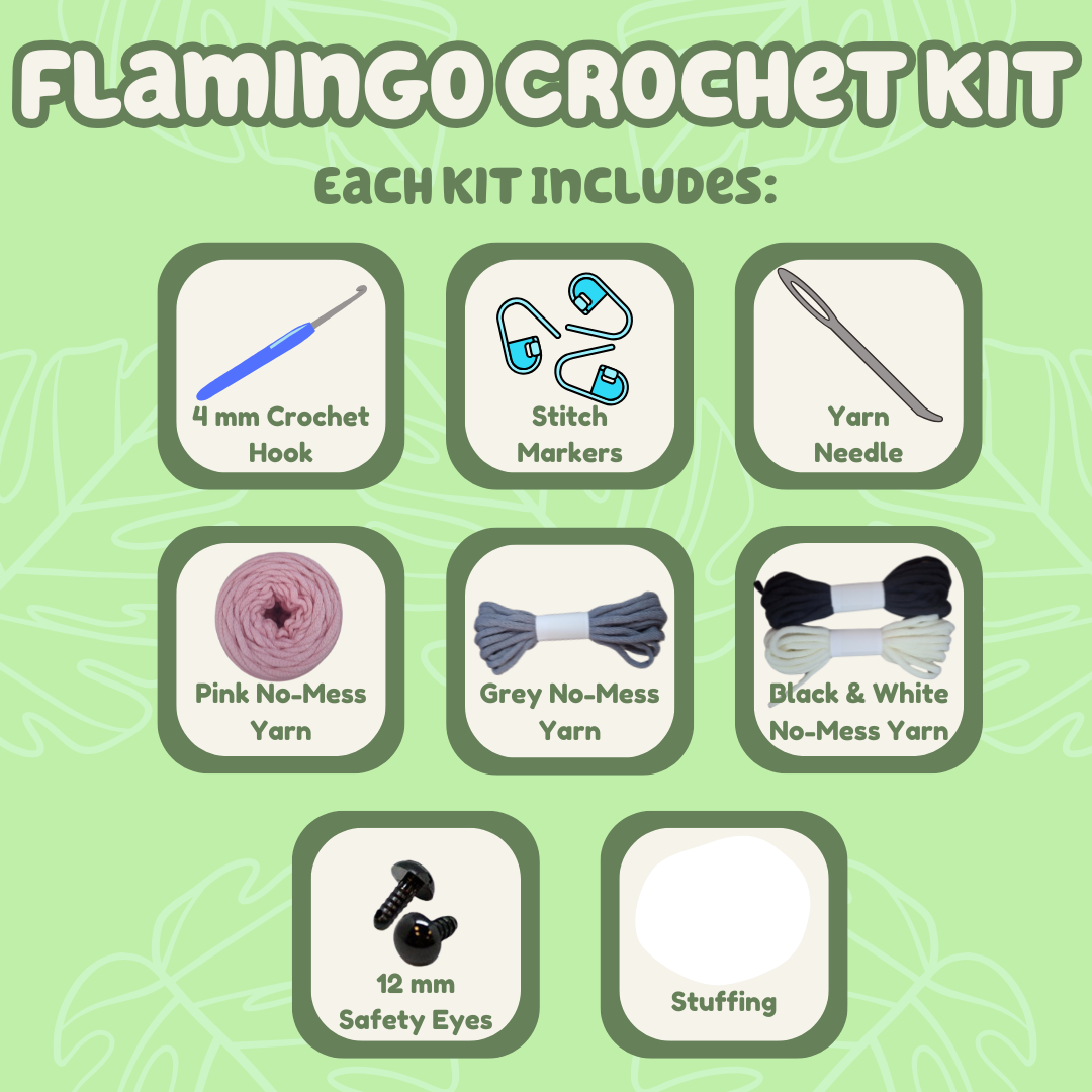 Flamingo Crochet Kit