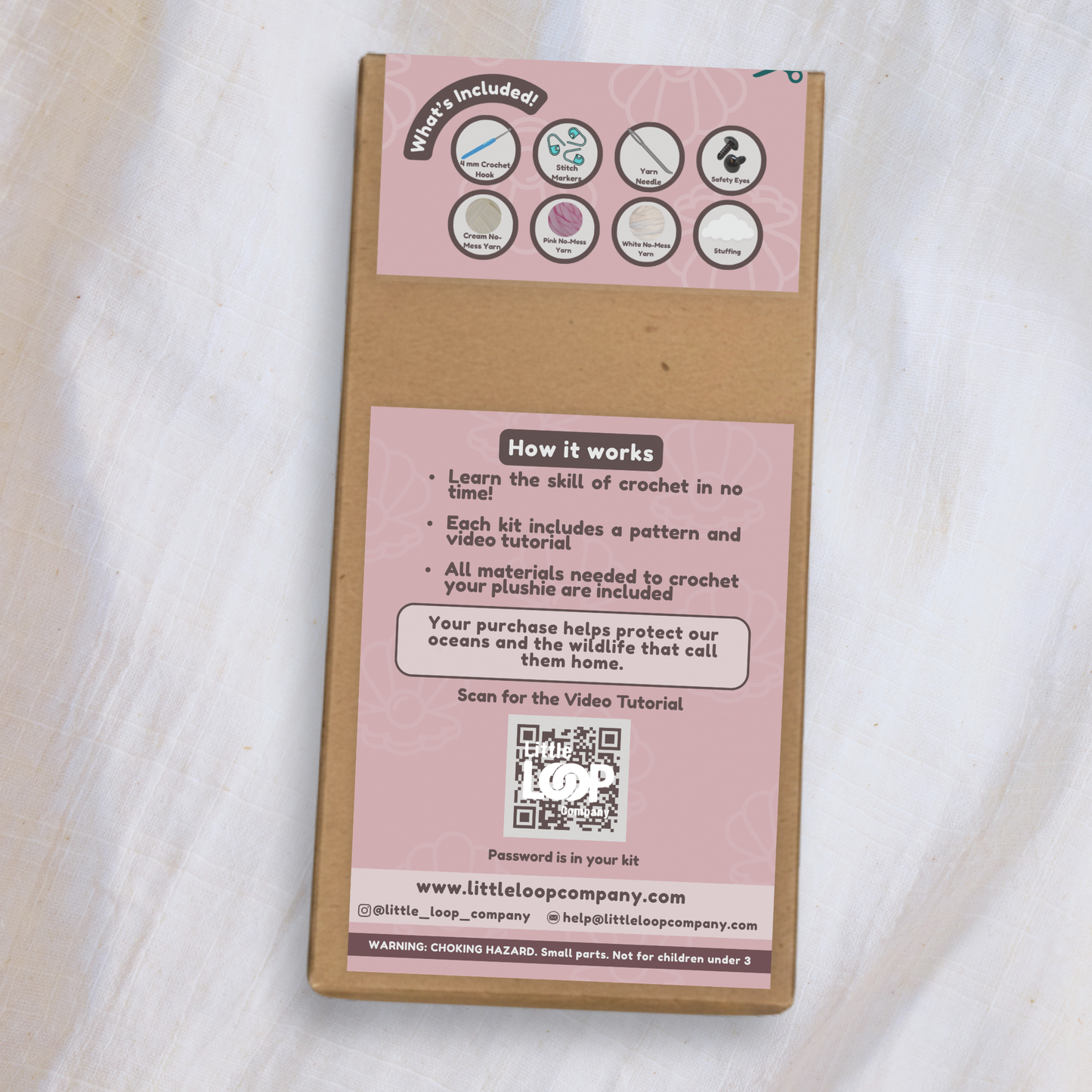 Sheldon the Clam Crochet Kit | Beginner Crochet Kit | Supports Ocean Conservation