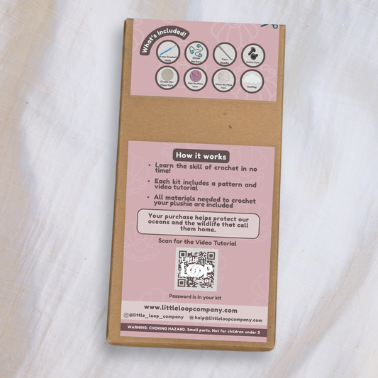 Sheldon the Clam Crochet Kit | Beginner Crochet Kit | Supports Ocean Conservation