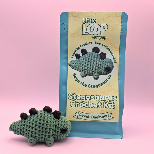 Stegosaurus Crochet Kit