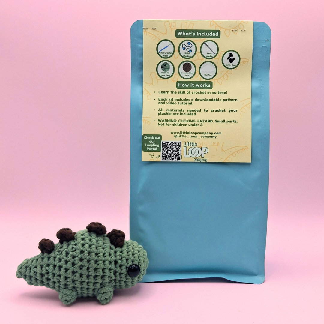 Stegosaurus Crochet Kit