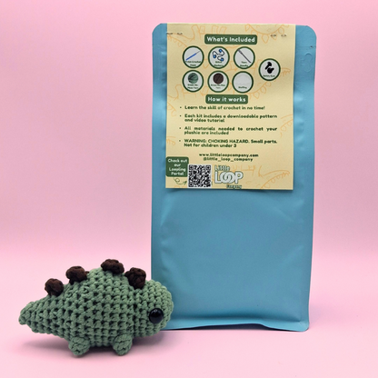 Stegosaurus Crochet Kit