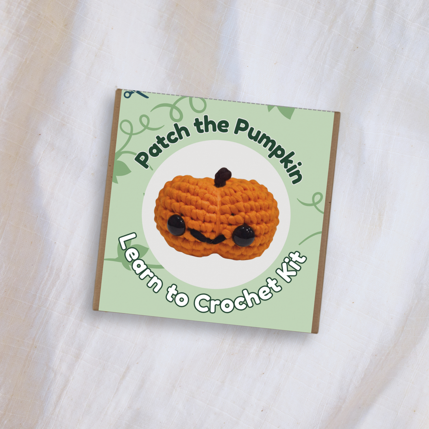 Patch the Pumpkin - DIY Crochet Kit
