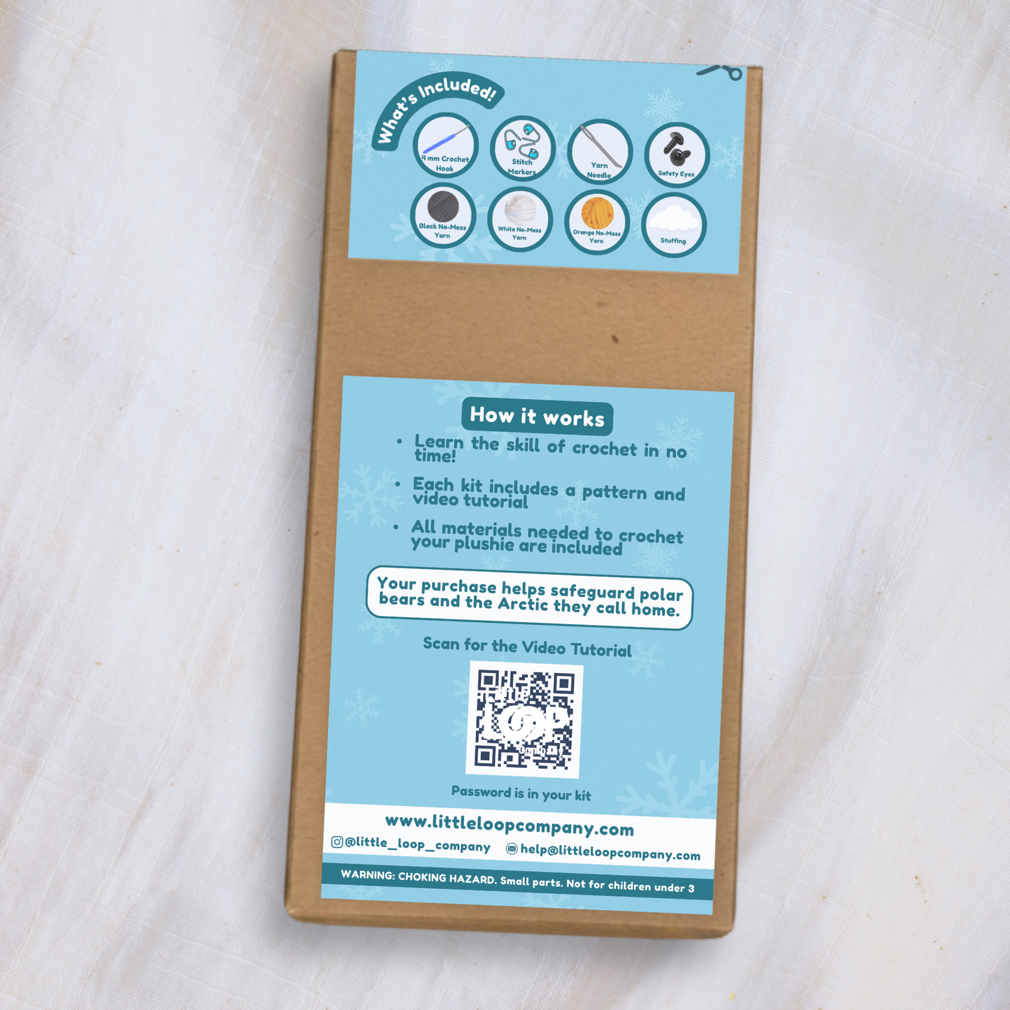 Tuxley the Penguin | Confident Beginner Crochet Kit for Arctic Conservation