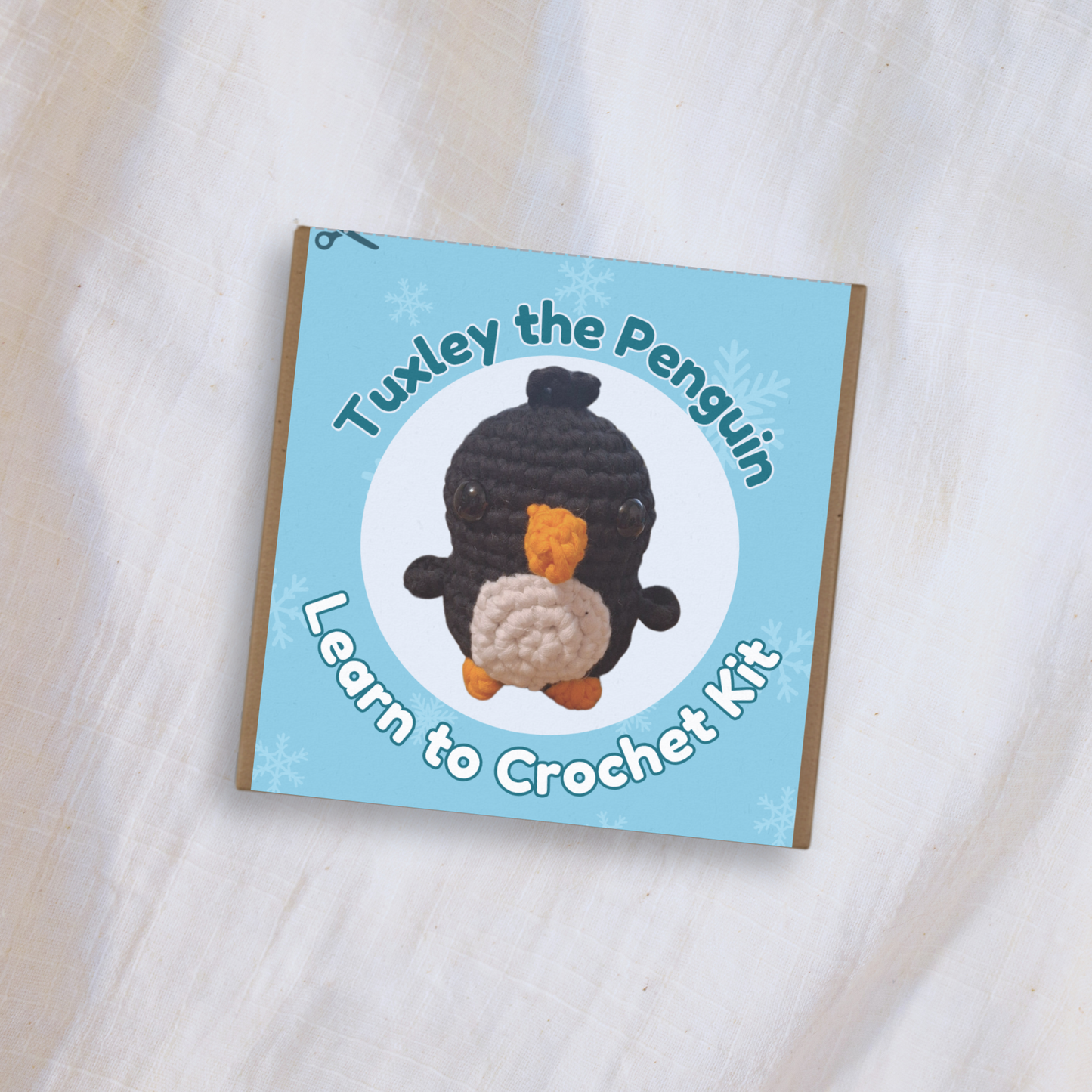 Tuxley the Penguin | Confident Beginner Crochet Kit for Arctic Conservation