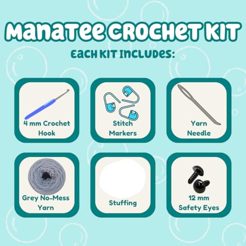 Manatee Crochet Kit