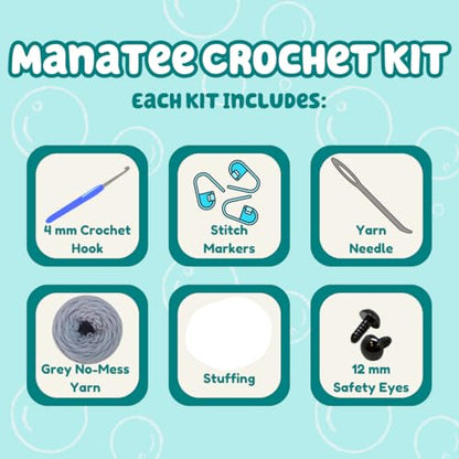 Manatee Crochet Kit