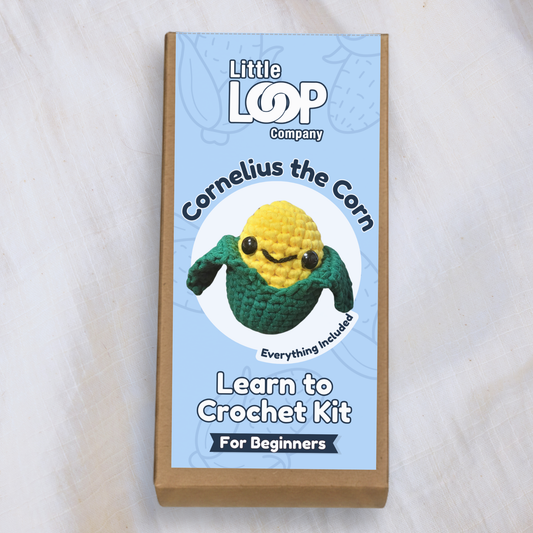 Cornelius the Corn Crochet Kit | Beginner Crochet Kit | Supports Feeding Hungry Kids