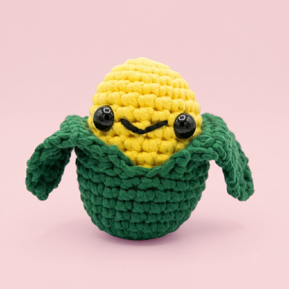 Cornelius the Corn Crochet Kit | Beginner Crochet Kit | Supports Feeding Hungry Kids