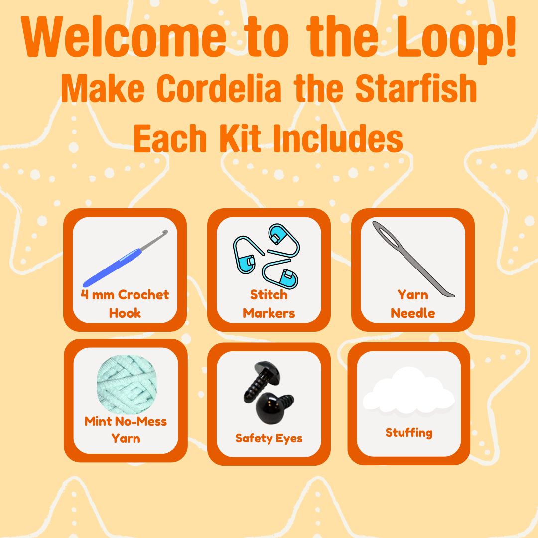 Starfish Crochet Kit