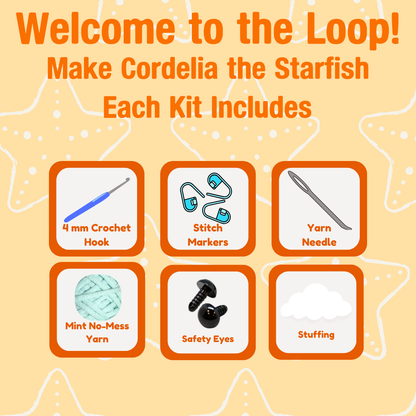 Starfish Crochet Kit
