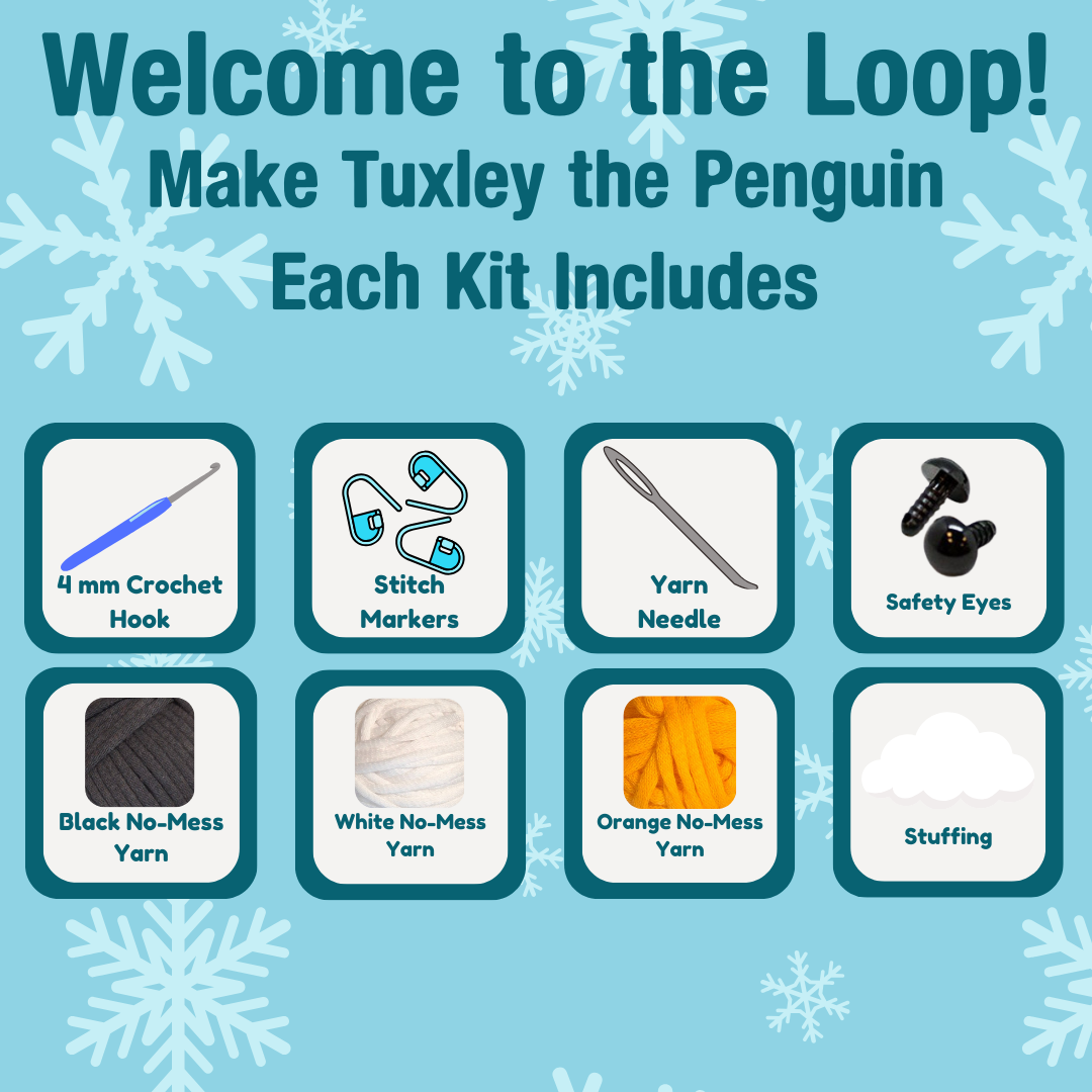 Penguin Crochet Kit
