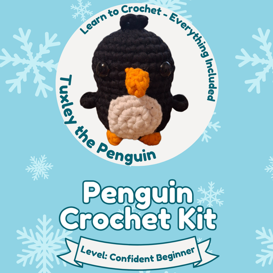 Penguin Crochet Kit