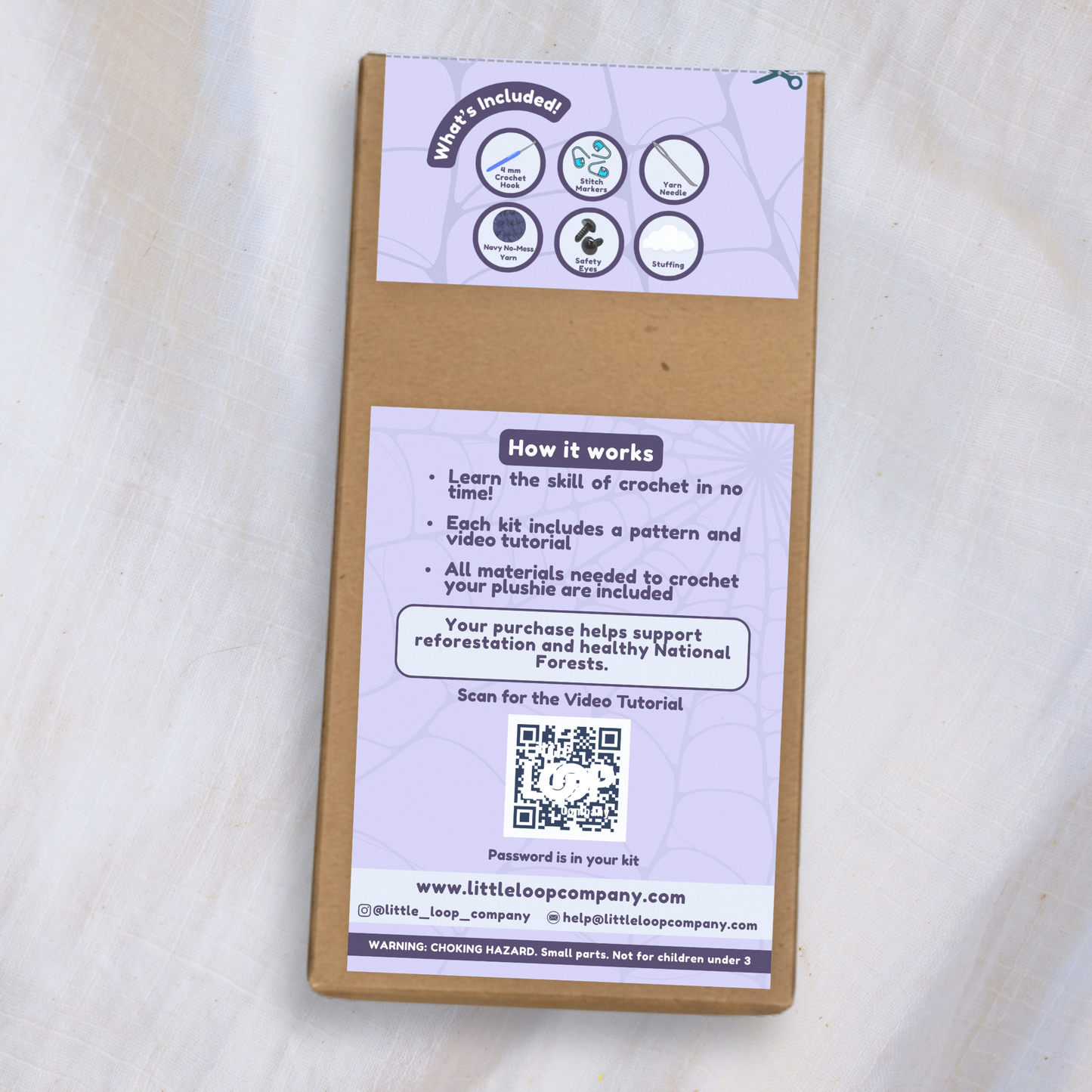 Echo the Bat Crochet Kit | Confident Beginner Crochet Kit | Supports Forest Convervation