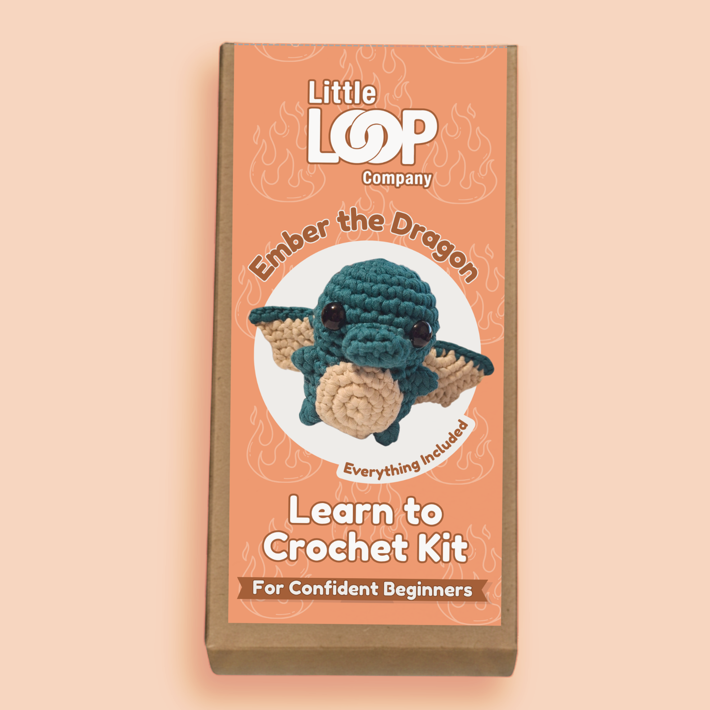 Ember the Dragon Crochet Kit | Confident Beginner Crochet Kit | Supports Children’s Health
