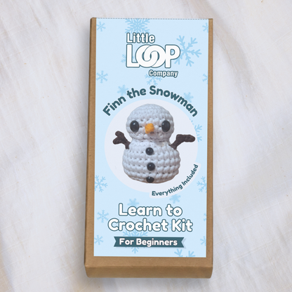 Finn the Snowman Crochet Kit | Beginner Crochet Kit | Supports Arctic Conservation