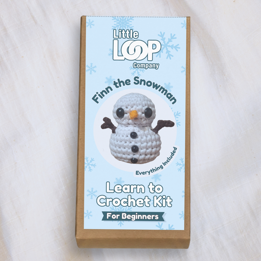 Finn the Snowman Crochet Kit | Beginner Crochet Kit | Supports Arctic Conservation