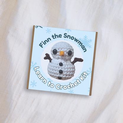 Finn the Snowman Crochet Kit | Beginner Crochet Kit | Supports Arctic Conservation