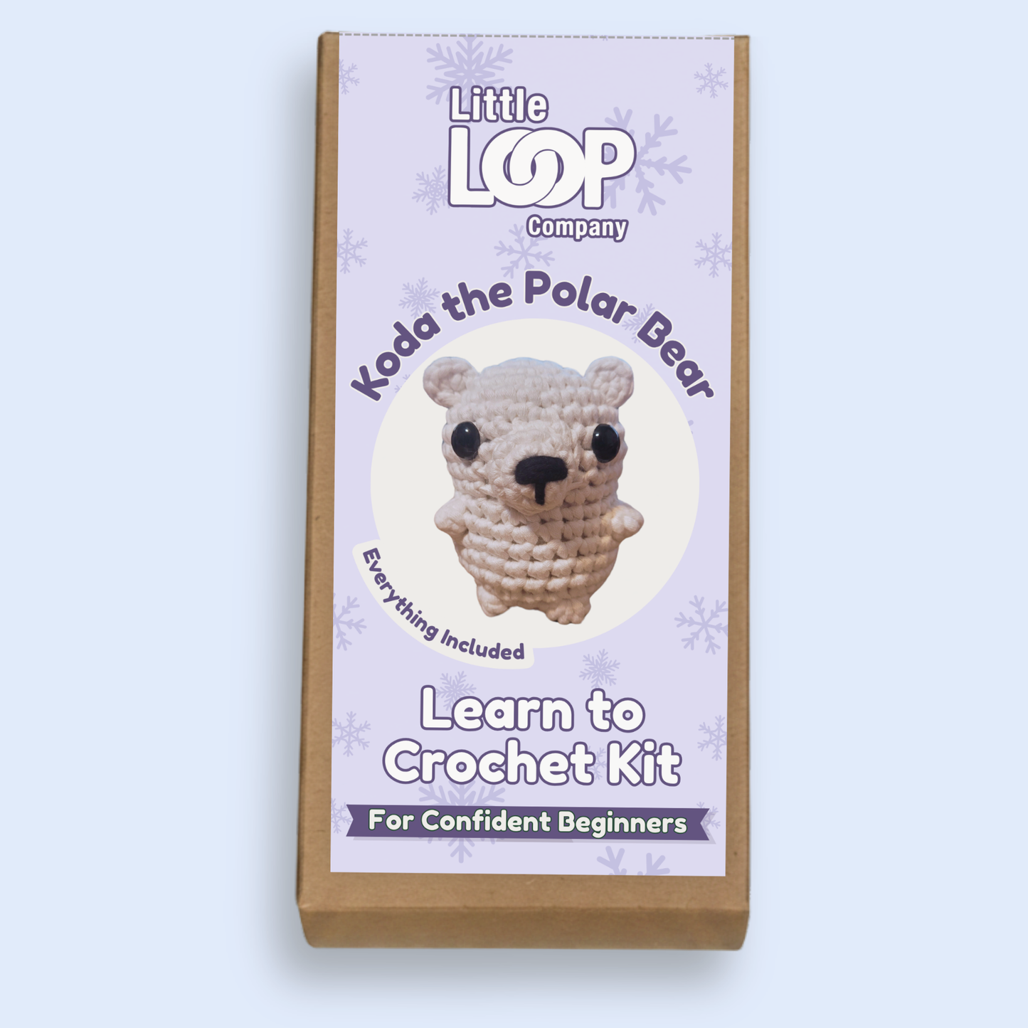 Koda the Polar Bear | Confident Beginner Crochet Kit for Arctic Conservation