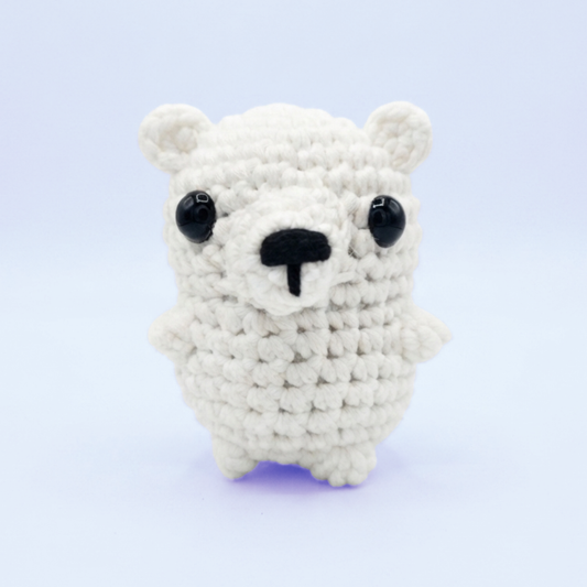 Koda the Polar Bear | Confident Beginner Crochet Kit for Arctic Conservation