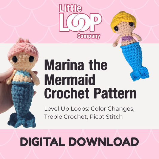 Marina the Mermaid - Digital Download Crochet Pattern