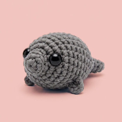 Milo the Manatee Crochet Kit | Beginner Crochet Kit | Supports Manatee Conservation