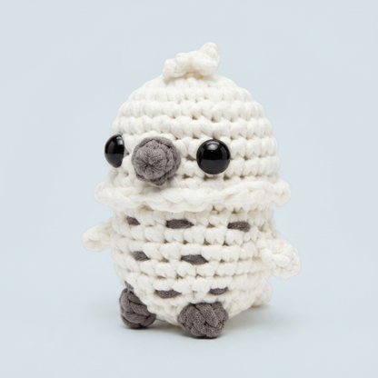 Rune the Snowy Owl Crochet Kit | Confident Beginner Crochet Kit | Supports Arctic Conservation