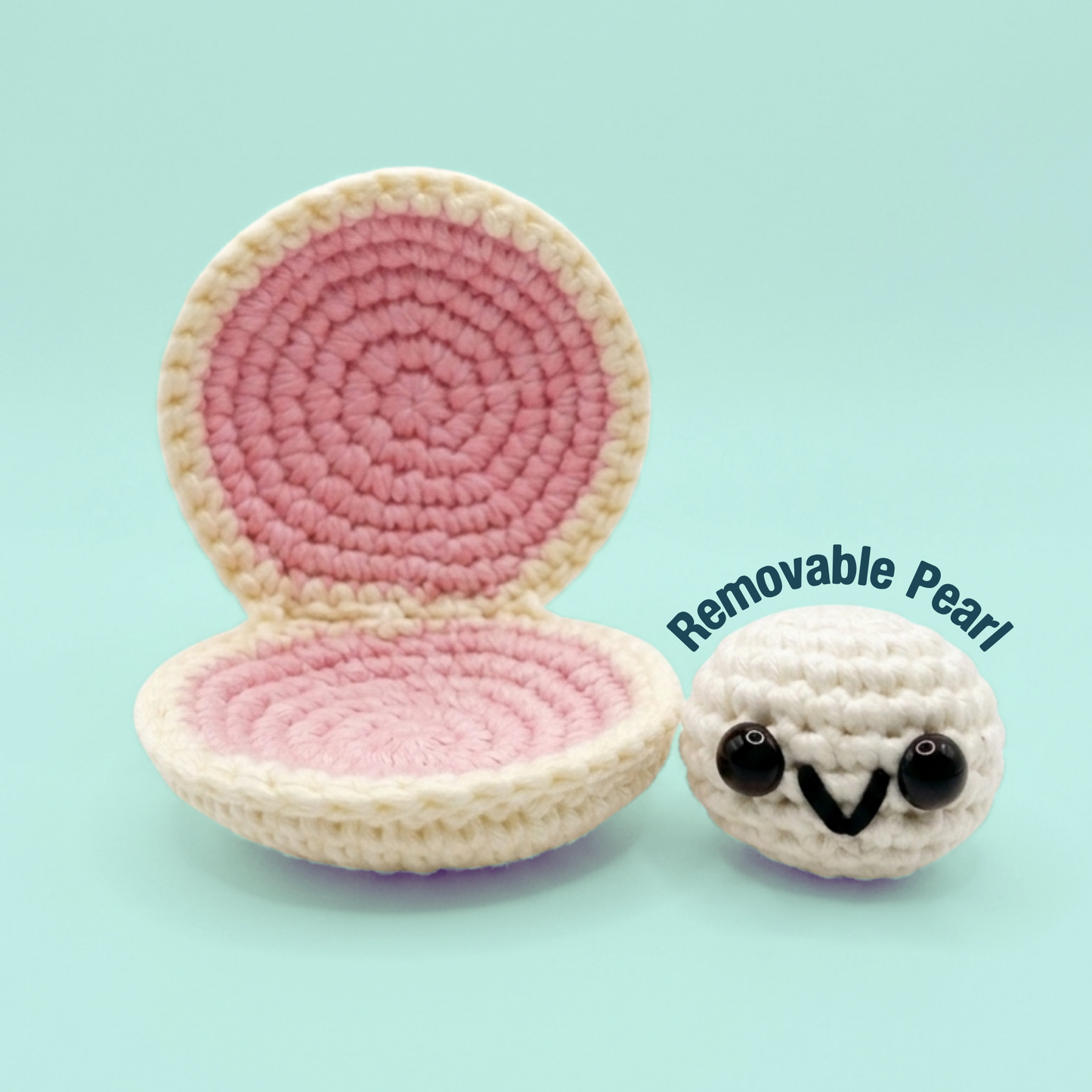 Sheldon the Clam Crochet Kit | Beginner Crochet Kit | Supports Ocean Conservation