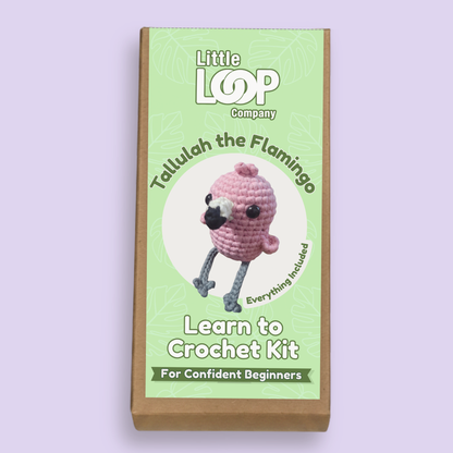 Tallulah the Flamingo Crochet Kit | Confident Beginner Crochet Kit | Supports Children’s Health
