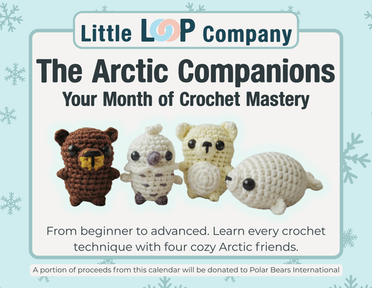 The Arctic Companions Crochet Advent Calendar | Beginner to Advanced Crochet Kit Set